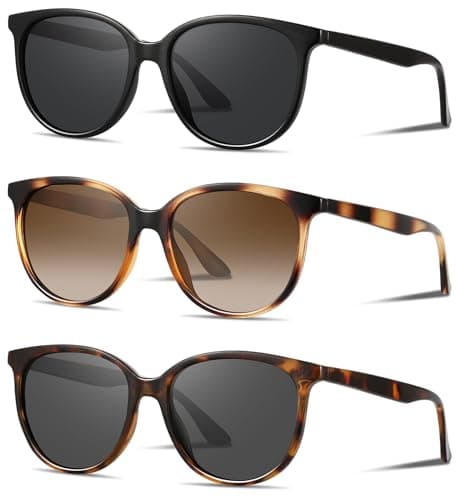 YMRFW Retro Polarized Sunglasses for Women Men Classic Vintage Style Trendy Shade UV400 Protection Lens - Image 1