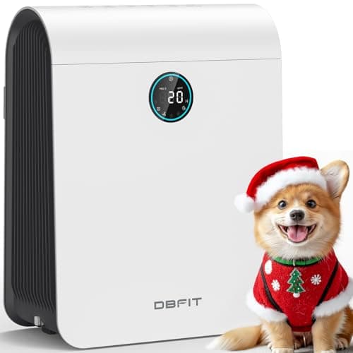 Air Purifiers for Home Large Room Up to 2590 ft² with PM 2.5 Display Air Quality Sensor, DBFIT H13 HEPA Air Purifier with Washable Filter, Auto Mode, Air Cleaner for Smoke Dust Pollen Pets Hair Odo - Image 1