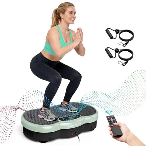 Vibration Plate for Weight Loss & Lymphatic Drainage, Professional Full Body Vibration Machine with Wider Platform, Ultra Stable & Quiet, 120 Speeds, 330lbs Capacity, Home Fitness System - Image 1