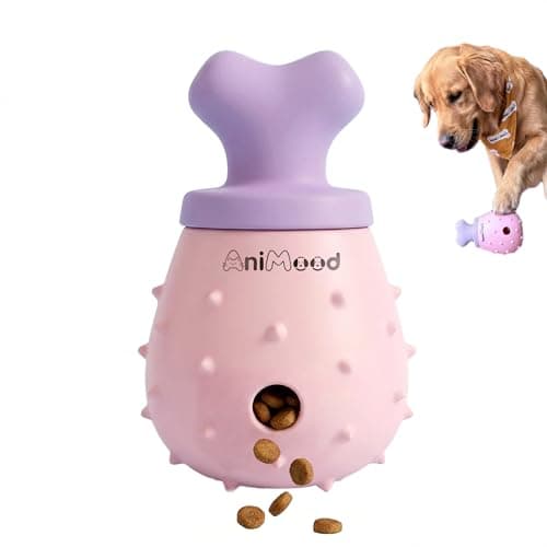 AniMood Interactive Dog Enrichment Toys, Dog Treat Dispenser Toy to Keep Them Busy, Stimulating Dog Toys & Durable Slow Feeder