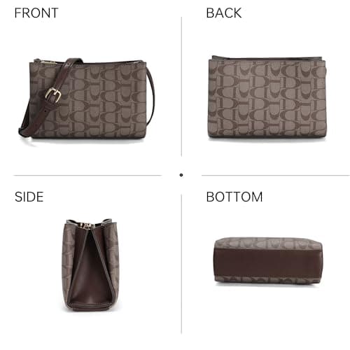 Goinsound Small Crossbody Bags for Women, Vegan Leather Crossover Purse Cell Phone Purses Rfid Shoulder Bag with Adjustable Strap - Thumbnail 6