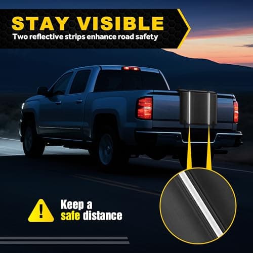 Bumbee Tailgate Bike Pad - Holds 2 Mountain Bikes with Reflective Safety Strips & 2Tool Pockets, for Outdoor Bicycle Transportation - Thumbnail 3