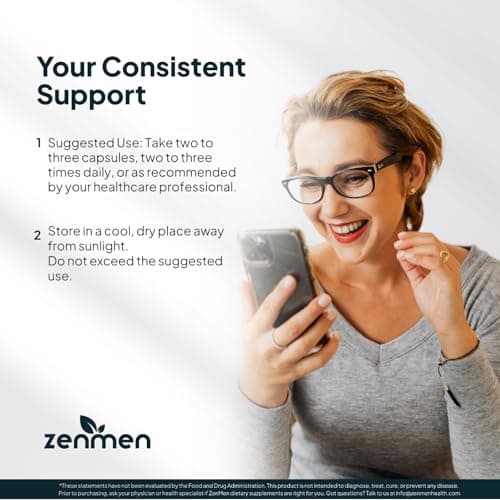 Zenmen Daily Tick Guard Immune Support Supplement - Improved Formula - Japanese Knotweed, Cat's Claw, Chinese Skullcap, Cryptolepis Sanguinolenta, Sweet Wormwood - 180 Vegan Capsules, Made in The USA - Thumbnail 3