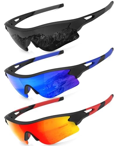 KALIYADI Sports Sunglasses Polarized Sunglasses-Men: Mens Sun Glasses with UV400 for Golf Running Fishing - Image 1