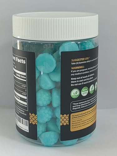 Nutravita NSF Certified Creatine Gummy - Creatine Monohydrate Gummies for Men & Women-5g of Creatine Monohydrate per Serving - Sugar Free,Vegan, Blueberry Flavor, 120 Count - Thumbnail 4
