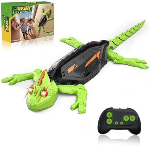 Ufilni Wall Crawler Gecko RC Toy for Age 8-13 - Realistic Remote Control Lizard Wall Climbing Toy, Birthday Gifts for Boys Age 4-8, Fun and Novelty Toys for Kids Girls & Boys - Image 1