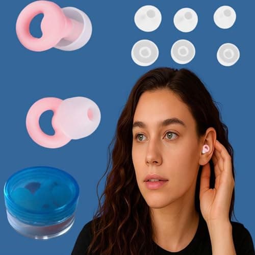 Bulk Wholesale Silicone Ear Plugs for Sleeping, Concert, motorcycl, eairplane Pressure - 50dB Gift Pink Ear Plugs for Noise Reduction, Reusable Earplugs for Small Ear Canals to Drown Out snoring - Image 1