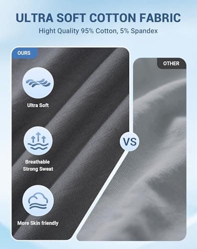 UPTRIS Mens Boxer Briefs, Unique Cool Skull Print Breathable Men's Underwear, No Riding Up & No-Chafing Cotton Men Boxer Briefs, Skin-friendly, Moisture-Wicking Fitted Underwear for Men Pack - Thumbnail 3