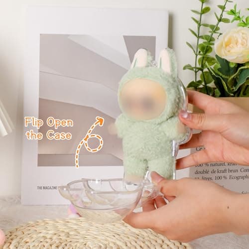2Pcs Waterproof and Dustproof Protective Case for 15cm Dolls, Clear Protective Case Compatible for 17cm Standing Doll Premium Display Case (2Pcs, Doll not Included) - Thumbnail 2