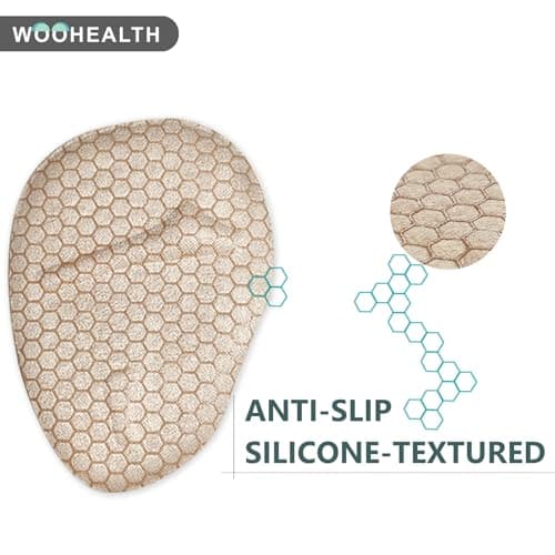 WOOHEALTH Ball of Foot Cushions Pads, Metatarsal Pads (1 Pair Forefoot Pads) for Morton's Neuroma, Callus, Metatarsalgia & Forefoot Pain Relief for Men & Women (Light Camel) - Thumbnail 2