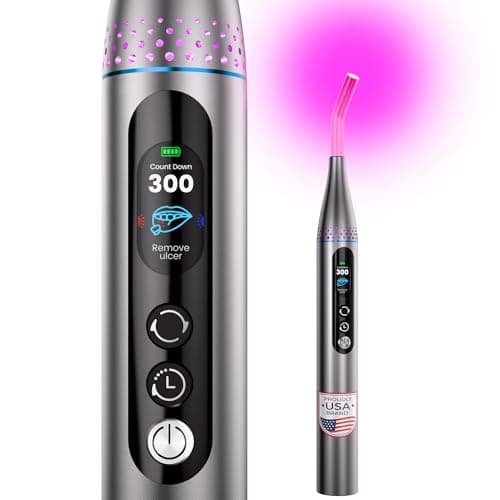 Red Light Therapy for Face, Cold Sore Device Red Light Therapy Wand, FSA-HSA Rechargeable Elite Grade Infrared Light Therapy, Red Light Therapy Cold Sore Device, Ideal for Lips, Skin, Face. - Image 1