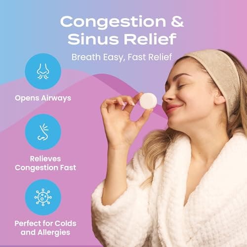 Body Restore Shower Steamers Aromatherapy 6 Pack – Mothers Day Gifts for Mom, Birthday Gifts for Women, Relaxation Stress Relief Self Care – Bloom - Thumbnail 3