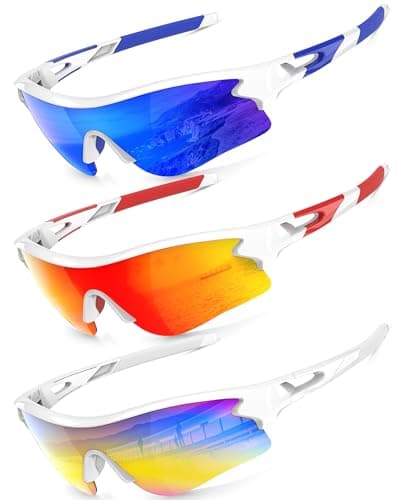 KALIYADI Sports Sunglasses Polarized Sunglasses-Men: Mens Sunglasses with UV400 for Golf Running Fishing - Image 1