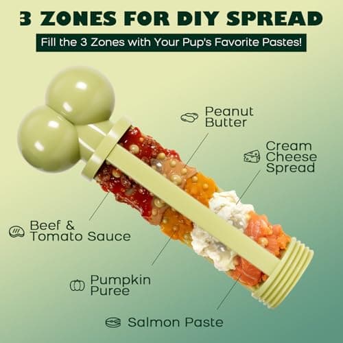 Kseroo Dog Toys for Aggressive Chewers: Tough Dog Toys for Aggressive Chewers Medium & Large Breed, Indestructible Dog Toy to Keep Them Busy, Bacon Flavor, Durable Nylon, Easy to Use and Clean - Thumbnail 6