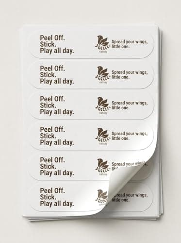 Adhesive Stickers for Wingless Reusable Period Pads & Panty Liners (100-Pack) – Dermatologically Tested Attachment Tape – Non-Irritating Sticky Strip – Stay-Put – No Residue After Washing – Made in EU