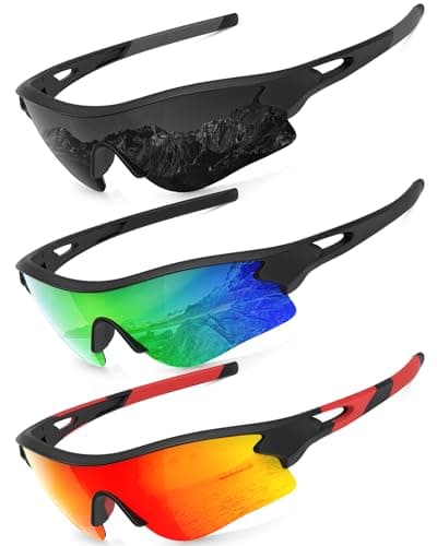 KALIYADI Sports Sunglasses Polarized Sunglasses-Men: Mens Sun Glasses with UV400 for Golf Running Fishing - Image 1