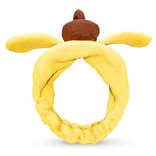 LIBERHAUS Yellow Bear Ears Headband – Cheerful Chipmunk Ears for Costume Party – Universal Size, Dog Kawaii Headband for Spa