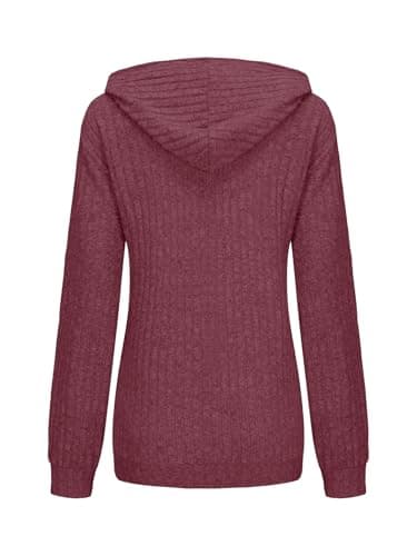 STOLKISS Long Sleeve Sweatshirts for Women Plus Size Hoodies Lightweight Pullover Tops Fall Shirts Color Block with Pockets - Thumbnail 4