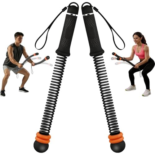 Ropeless Battle Ropes - Load-Adjustable, Slip-Resistant Design, Portable & Easy to Store | Battle Ropes for Home Gym,| Ideal for Fitness Enthusiasts, Beginners & Busy Professionals (Black)