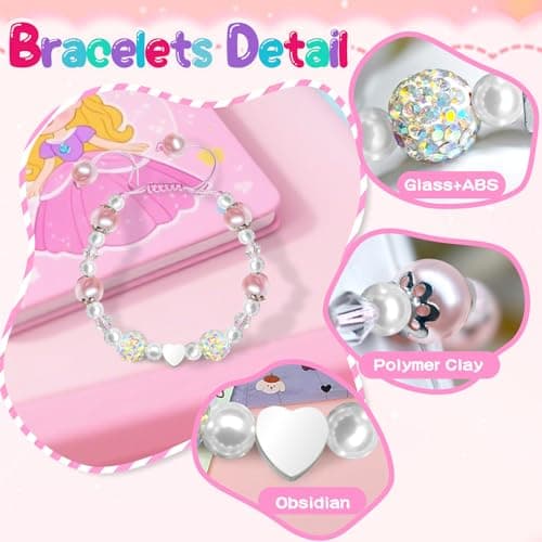 ELGLIM First Day of School Bracelet, First Day of Preschool Kindergarten 1st Grade 2nd Grade School Gift, Nice Back to School Gifts for Daughter Niece Granddaughter, Heart Bracelet with 2 Keychains and 2 Gretting Card. - Thumbnail 4