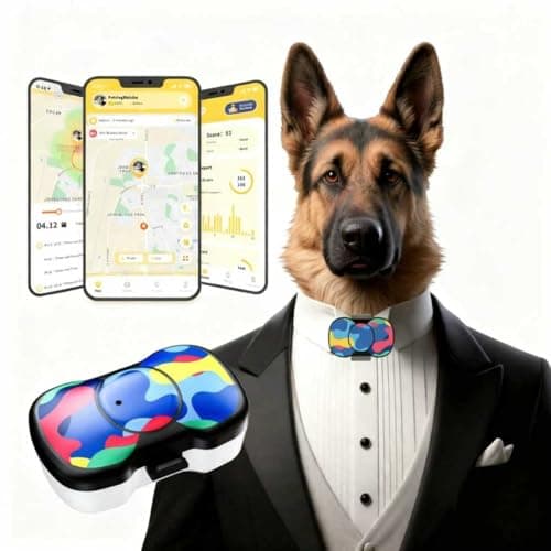 4G Smart GPS Dog Tracker with Real-Time Location, Virtual Fence & Activity Monitoring, Waterproof Long Battery Life, Chew-Resistant Design with 3 Protective Shells, App & Subscription Required - Image 1