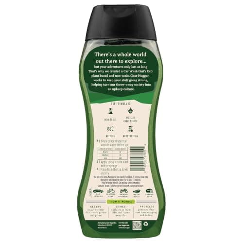 Gear Hugger Car Wash Soap (16 oz, Pack of 2) – Eco-Friendly Car Cleaner, Biodegradable Car Wash with Natural Saponins & Eucalyptus – Safe Car Soap for All Vehicle Surfaces - Thumbnail 2