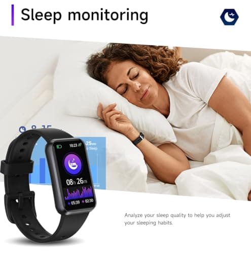 USMECBL Fitness Trackers,Blood Oxygen Heart Rate Sleep Monitor,Smart Band 24/7 Health Monitoring,Calorie Pedometer Steps Counter Activity watchs/Notifications for iOS/Android - Thumbnail 5