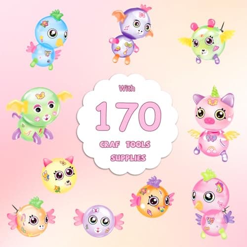 Kenvc DIY Craft Kits Toys Accessories, Balloon Toy Accessories, Arts & Crafts Toy for 3 4 5 6 7 8 9 10 11 12 Year Boys and Girls Birthday Gifts - Thumbnail 4