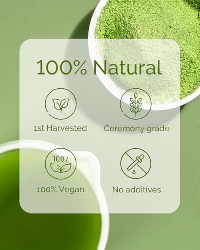 Maestri House Ceremonial Grade Matcha Powder - Premium First Harvest Green Tea Powder, 100% Pure Unsweetened No Additives, USDA Organic Gluten-Free Vegan, 1.06oz Tin - Thumbnail 3
