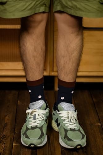 Frepstudio Funny Baseball Socks for Men 2 Pairs Set- Baseball Mad Novelty Socks Gift for Teen Boys Husband Dad, Christmas Birthday Valentines Father’s Day Gifts-,Size 9-12 - Thumbnail 3