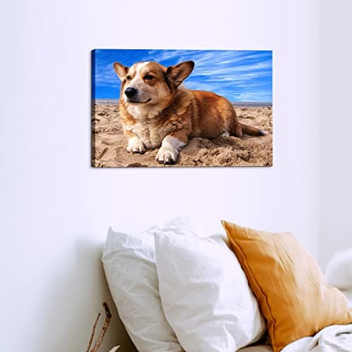Anjiefo Custom Canvas Prints with Your Photo, Personalized Wall Art Picture Prints for Home Decor, Family Wedding Gifts, High Definition Wall Decoration (8" L x 12" W) - Thumbnail 4
