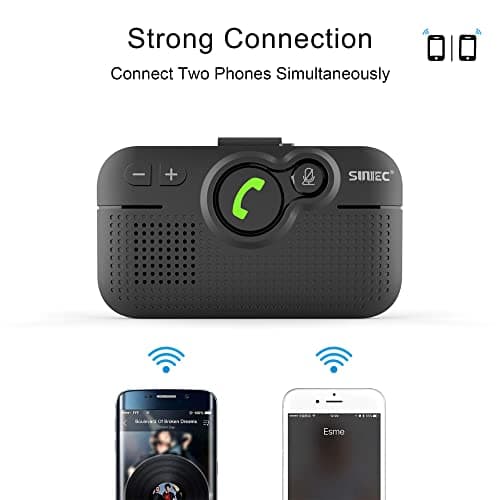 Bluetooth Car Speaker for Cell Phone,3W Handsfree Car Speakers Kit,Wireless - Thumbnail 4