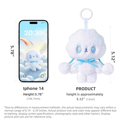 POP JOY Cloobi Plush Blind Box Collectible Plush Keychain Toys 5.1” Soft Stuffed Figure with ID Card, Surprise Blindbox Gift Stuffed Plush(One Random Bag) - Thumbnail 3