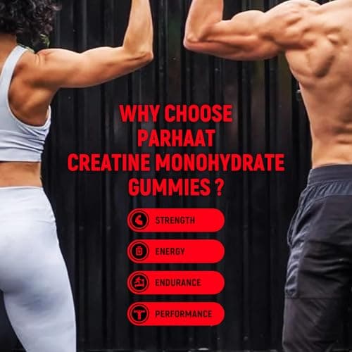 NSF Certified Creatine Gummy - Creatine Monohydrate Gummies 5g for Men & Women - Boost Focus,Strength, and Endurance, Vegan, Gluten-Free, Non-GMO, 2.5 Gram Creatine per Gummy (Strawberry 90 ct) - Thumbnail 5