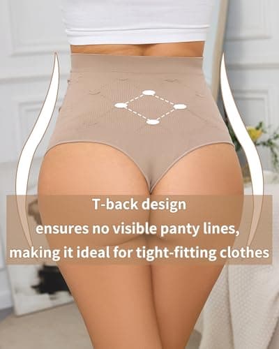 Y25D Maternity Thongs for Women,Seamless Maternity Underwear Over Bump Maternity Panties for Pregnancy Postpartum - Thumbnail 2