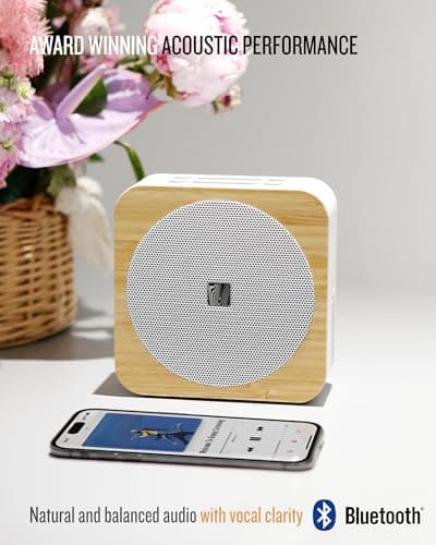 Soundfreaq Sound Spot II SFQ-18: Portable Bluetooth Speaker with Powerful Bass, Nature Sounds, Ambient Light, and Speakerphone (White) - Thumbnail 2