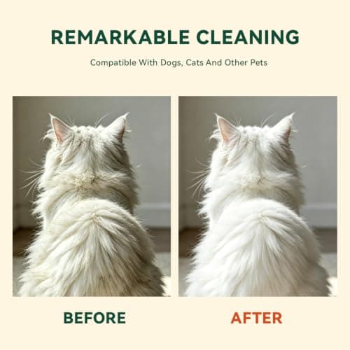 OzBreeze ECO PET Glove Wipes for Dogs & Cats, Hypoallergenic Unscented Cleaning & Deodorizing Bath Wipes, Coconut Oil Nourishing Fur Pet Grooming Gloves, 20pcs - Thumbnail 5