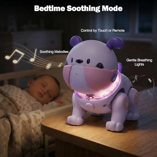 great dachong Baby Toys for 6-12 Months: Musical Crawling Dog Toy with Dancing, Recording & Lights, First Birthday Gift for Boys & Girls, Tummy Time Sensory Toy for Toddlers 1-3 - Thumbnail 5