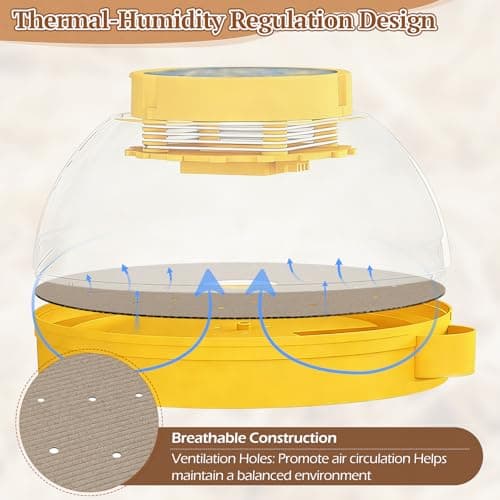 YIBOBO 6 Pack Upgraded Corrugation Hatching Mat with Ventilation Holes, Textured Disposable and Absorbent Hatch Floor Covering, for Stable Chick Footing and Humidity Balance in 24-Egg Incubators - Thumbnail 5