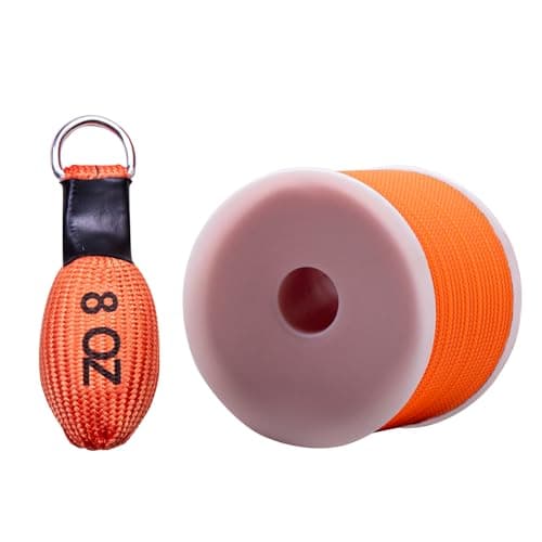 CIVIGARD Professional Throw Line Bag, Stainless Steel Throw Weighted Climbing Rope Bag for Arborist, Rock Climbers & Caving, Heavy-Duty Throwing Tool for Tree Climbing, Rescue & Outdoor Sports