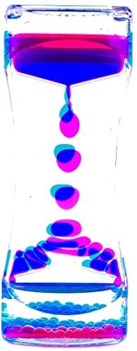 YUE MOTION Liquid Motion Bubbler Visual Sensory Toys, Liquid Bubbler Toys for Kids and Adults– New Big Calming Bubbler - Colorful Liquid Hourhlass for School Supplier, Novelty Gifts, Desk Decor - Thumbnail 3
