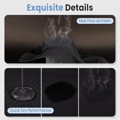 YANIKY Bandana Skull Cap with Neck Flap,Value Set Helmet Liner for Motorcycle Cycling Construction, Cooling Breathable Do Rag - Thumbnail 3
