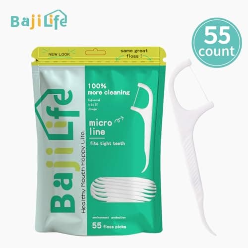 Dental Floss Picks(228 Count) - Tooth Floss Picks, Tooth Picks Flossers for Adults, Floss Picks for Teeth, 55 Count (4 Pack) & 8 Count Portable Tooth Floss Picks Holder - Thumbnail 2