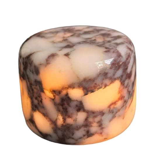 Marmor Marble Lamp Table Lamp Unique Stone lamp Type-C 3 Way Bedside Lamps Ambient Lighting for Bedroom Night Stands Small Night Light Decorative LED Warm Ambient Portable Lamps for Rechargeable - Image 1