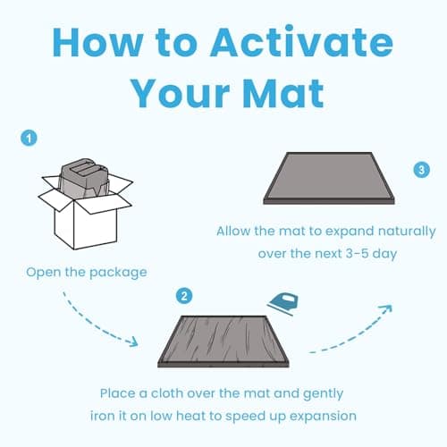 PaPaMat 1.3" Thick Baby Play Mat for Floor Playpen, 71x79 Large Foam Tummy Time Mat, Padded Support Soft Plush Nursery Rug for Infant Kids Toddler Crawling Kick Activity (Royal Blue) - Thumbnail 6