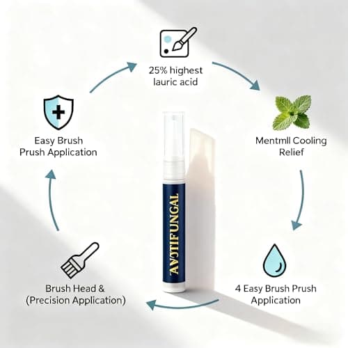 YLTNEUQER Toenail Fungi Treatment Extra Strength & Fungi Nail Pen - 4Pcs Nail Repair Pen, Targeted Solution for Nail Health Concerns (Athletes Ideal), 4ml/0.14FLOZ - Thumbnail 2