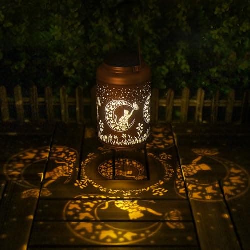 Mothers Day Gifts for Mom Grandma - Birthday Gifts for Women, Cat Solar Lights Outdoor Waterproof, Decorations Outside for Yard, Garden Decor Solar Lantern - Thumbnail 3