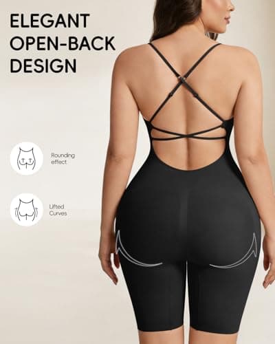 anylost Backless Shapewear for Women with Tummy Control, Seamless Low Back Shapewear Bodysuit for Women, Full Body Shape - Thumbnail 2