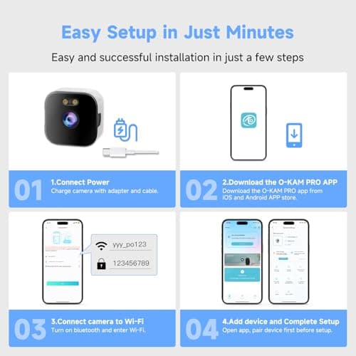 AXB Window Camera for Home Security: 3mp HD Indoor Cam with Night Vision - Thumbnail 5