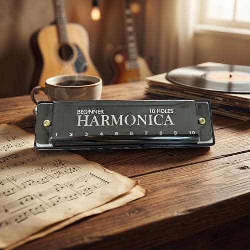 Personalized custom professional tuning harmonica - 10-hole - C key stainless steel harmonica, suitable for beginners, students, and as a gift for friends. It is a meaningful musical instrument gift. - Thumbnail 6